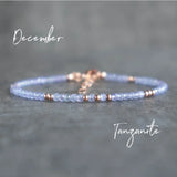 Rutiled Quartz Bracelet, Birthstone Jewelry for Gemini