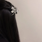 Metal Flowers Hairpin Hair Clips for Women Party Jewelry Headwear