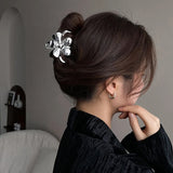 Metal Flowers Hairpin Hair Clips for Women Party Jewelry Headwear
