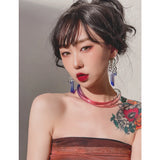 Ry Torques Multicolor Choker Necklace