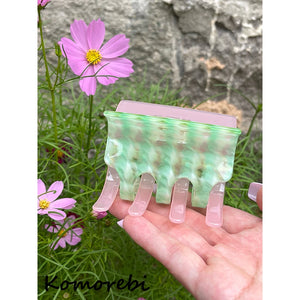 Ry Hair Accessories Lattice Hair Clip Acetate Multicolor Hairpin