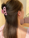Sweet Heart Hairpin Acetic Acid Hair Clip for Women Y2K Accessories