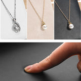 Bamboo Pendant Necklace Display Stand Holder Jewelry Organizer