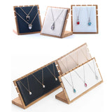 Bamboo Pendant Necklace Display Stand Holder Jewelry Organizer