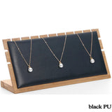 Bamboo Pendant Necklace Display Stand Holder Jewelry Organizer
