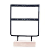 3 Tier Wooden Earrings Jewelry Organizer Display Holder