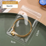 S/M/L Self Sealing Jewelry Bag Thick Necklace Bracelet Ziplock Pouch