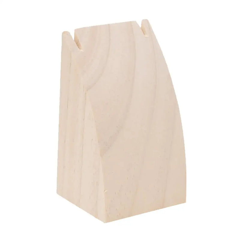 S/M/L Plain Solid Wood Display Stand Organizer Showcase Crafts