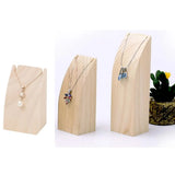 S/M/L Plain Solid Wood Display Stand Organizer Showcase Crafts