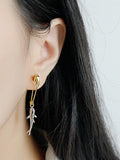 Sterling Silver Shark Earring 925