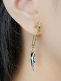 Sterling Silver Shark Earring 925