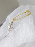 Sterling Silver Shark Earring 925