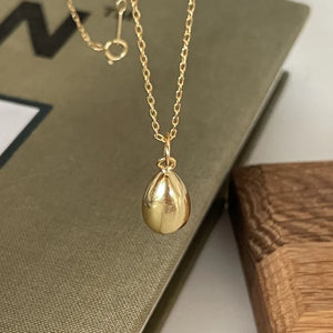 925 Silver Water Drop Pendant Necklace Vintage Gothic Party Jewelry