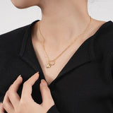 S'STEEL 925 Silver Zircon Moon Star Pendant Necklaces For Women