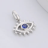 S'STEEL 925 Sterling Silver Evil Eye Single Pendant Zircon Eye Pendants