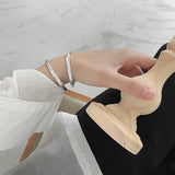925 Sterling Silver Bangle Cuff Bracelet Jewellery for Women