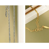 925 Sterling Silver Chain Choker Necklace Personalized Gift