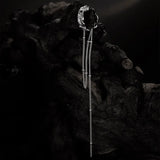925 Silver Chain Clip-On Tassel Ear Cuff Earrings for Women