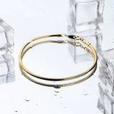 925 Sterling Silver Snake Bone Bracelet Women's Gothic Style