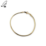 925 Sterling Silver Snake Bone Bracelet Women's Gothic Style