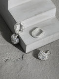 925 Silver Drop Earrings Minimalist Dangle Zircon Gothic Earings