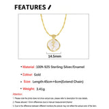 925 Silver Flower Necklace Chains Women Pendants Jewelry