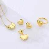 925 Sterling Silver Heart Small Stud Earrings For Women