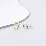 925 Sterling Silver Hoop Earring For Women Huggie Earrings Personalized