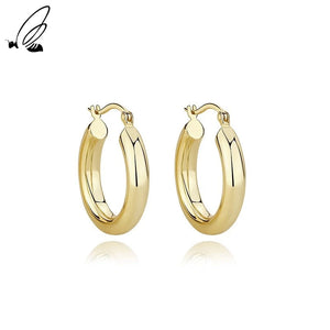 S'STEEL 925 Sterling Silver Hoops Earrings Circle For Women Wedding