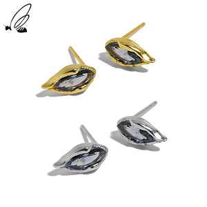 925 Sterling Silver Zircon Drop Earrings Wedding Gift For Women