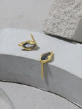 925 Sterling Silver Zircon Drop Earrings Wedding Gift For Women