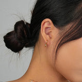 925 Sterling Silver Love Heart Hoop Earrings Women's Trending Jewelry