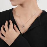 925 Sterling Silver Heart Pendant Necklace Minimalist Jewelry