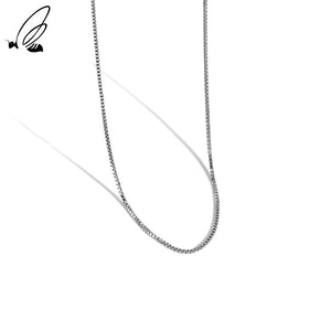 925 Sterling Silver Necklace Gift For Women's Minimalist Boho Ins Niche Chain