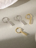925 Sterling Silver Hoops Earrings for Women, Fine Jewelry