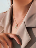 S'STEEL 925 Sterling Silver Zircon Pendant Necklace for Women