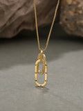 S'STEEL 925 Sterling Silver Zircon Pendant Necklace for Women