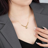 925 Silver Personalized Love Heart Pendant Necklace For Women