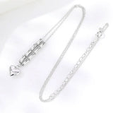 925 Silver Personalized Love Heart Pendant Necklace For Women