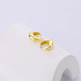 925 Silver Zircon Hoop Earrings for Women Trending Jewelry