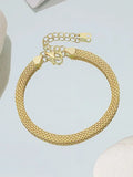 925 Sterling Sliver Bracelet for Women Punk Style Fine Jewelry
