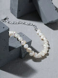 Baroque Pearl Bracelet Sterling Silver 925 Bohemian Personalized Gift