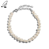 Baroque Pearl Bracelet Sterling Silver 925 Bohemian Personalized Gift