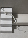 Baroque Pearl Bracelet Sterling Silver Double-layer Chain