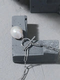 Baroque Pearl Chain Necklace 925 Sterling Silver Pendant Gift For Women