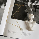 Baroque Pearl Necklace 925 Sterling Silver Women Pendants Collares De Perlas