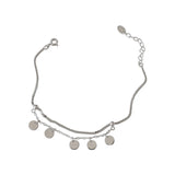 Silver 925 Sterling Chain Bracelet Bangle Femme Mancuernas Ajustables