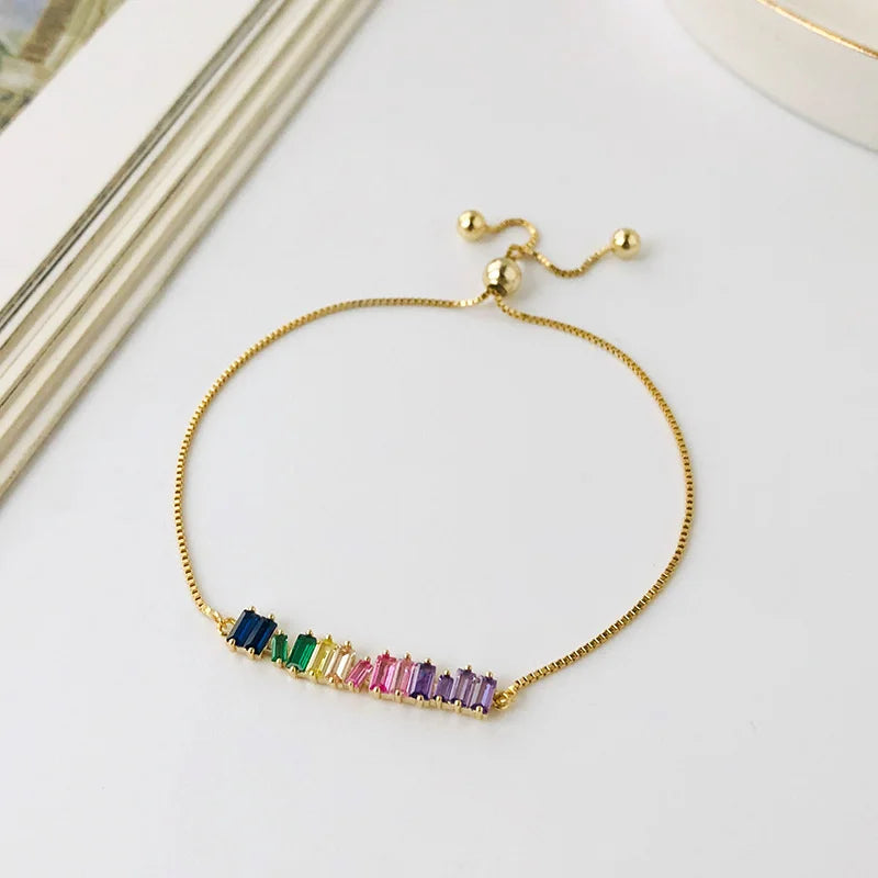 925 Silver Zircon Bracelet Women's Fine Jewellery