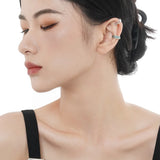 S'STEEL Ear Cuff Sterling Silver 925 Enamel Clip On Earings