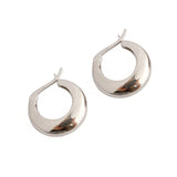 925 Sterling Silver Hoops Earrings Round Minimalist Small Hoop Earings